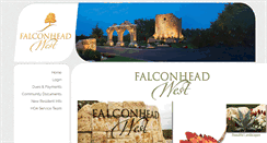 Desktop Screenshot of falconheadwesthoa.com